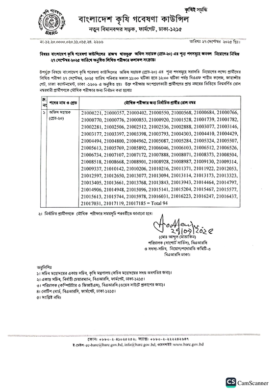 BARC-Office-Sohayok-Exam-Result-2025-PDF