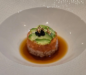 Tart sake avocado
