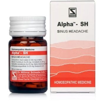 Willmar Schwabe India Alpha SH (Sinus Headache) (20g)