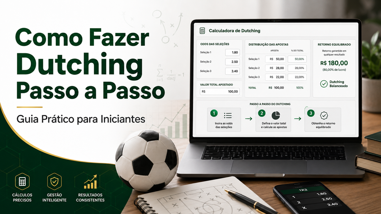 Como Fazer Dutching Passo a Passo: Guia Prático para Iniciantes