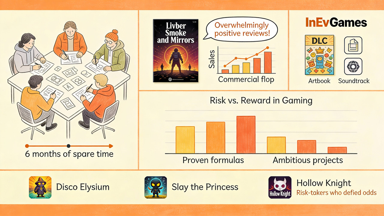 This Indie Horror Game Flopped So the Devs Made an Artbook and Soundtrack DLC Anyway Because They Love It 1 Dark atmospheric horror game representing psychological thriller visual novels