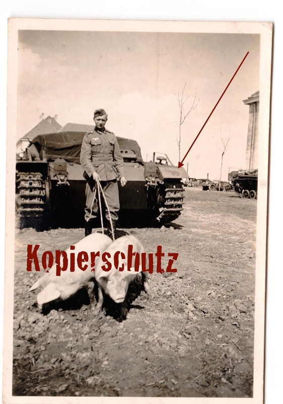 Orig. Foto Panzer StuG Sturmgeschütz-Abteilung 2