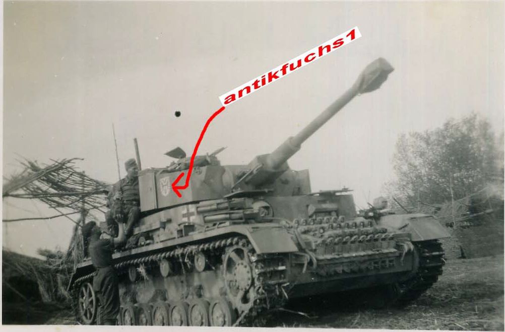 Panzer IV Lang (Veronika) mit Wappen des Pz.Rgt