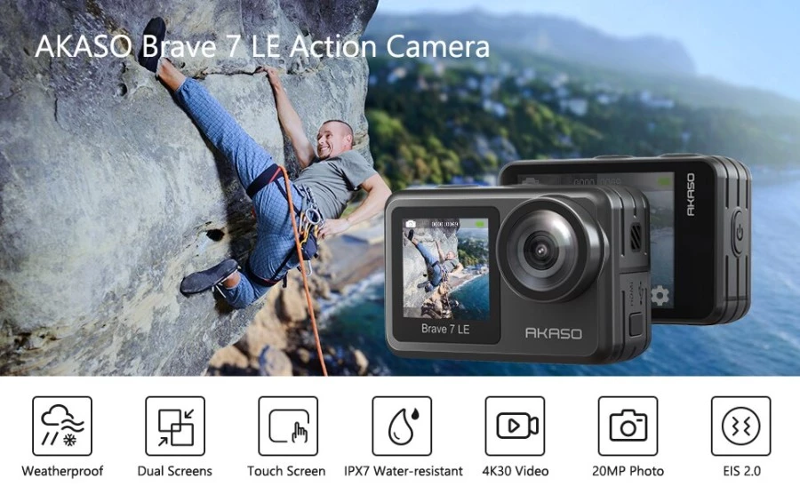 jual Akaso Brave 7 LE Action Camera 4k malang surabaya