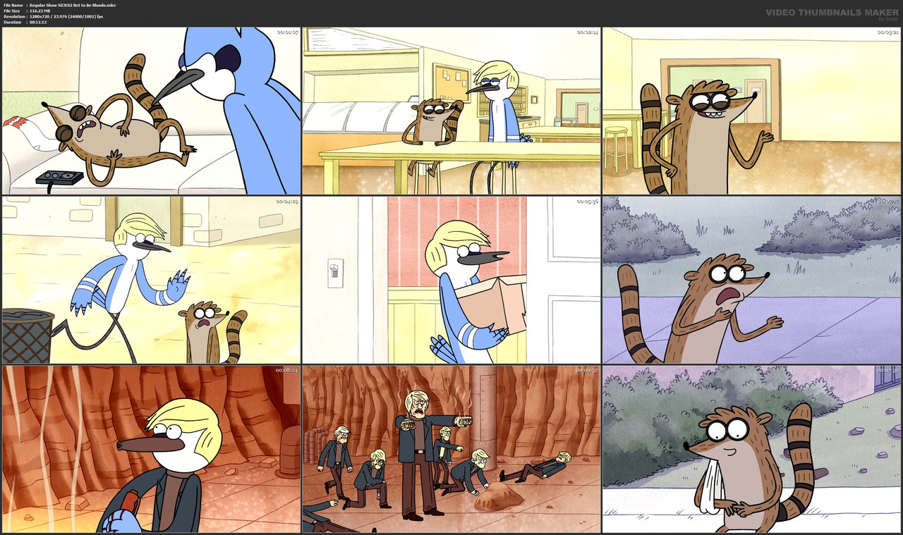 Regular Show S03E02 Bet to Be Blonde.mkv