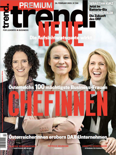 Cover: Trend Premium Wirtschaftsmagazin No 04 vom 24  Februar 2023