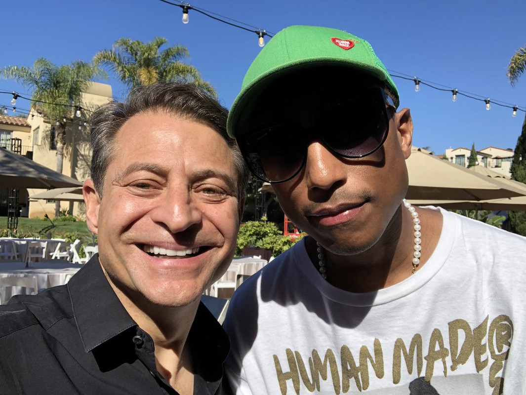 Pharrell With Peter Diamandis