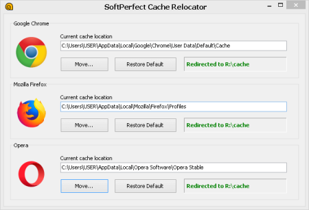 SoftPerfect Cache Relocator 1.4 Multilingual