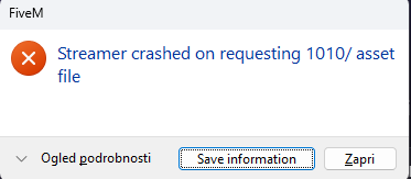 FiveM keeps crashing (citizen-scripting-lua.dll