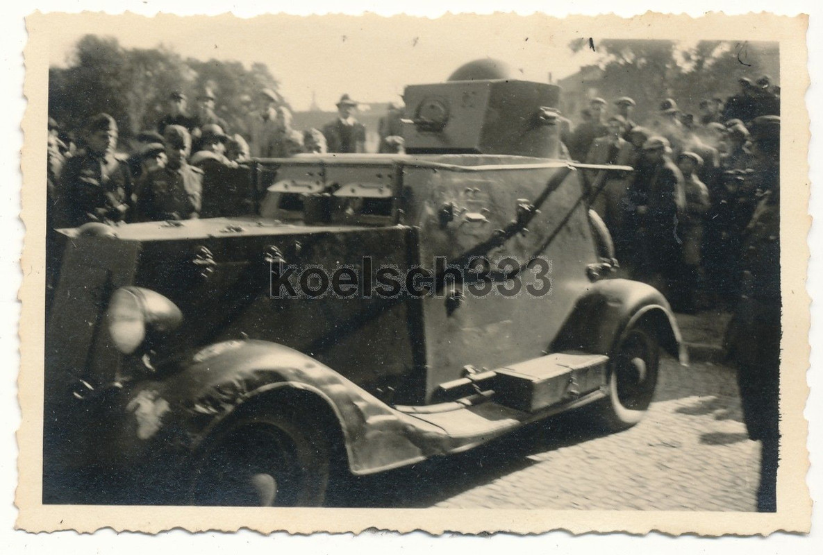 Foto russischer Panzerspähwagen BA-20 Wehrmacht 