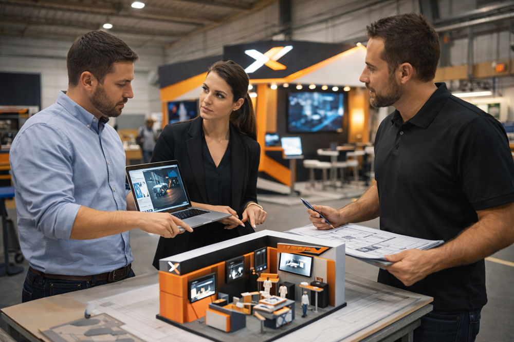 trade show booth installation 