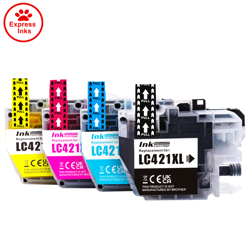 LOTE DE CARTUCHOS DE TINTA LC421XL aptos para Brother DCP-J1050DW J1140DW MFC-J1010DW - Imagen 6 de 18