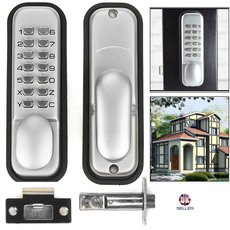 Digital Push Button Door Lock Key Pad Code Combination Access
