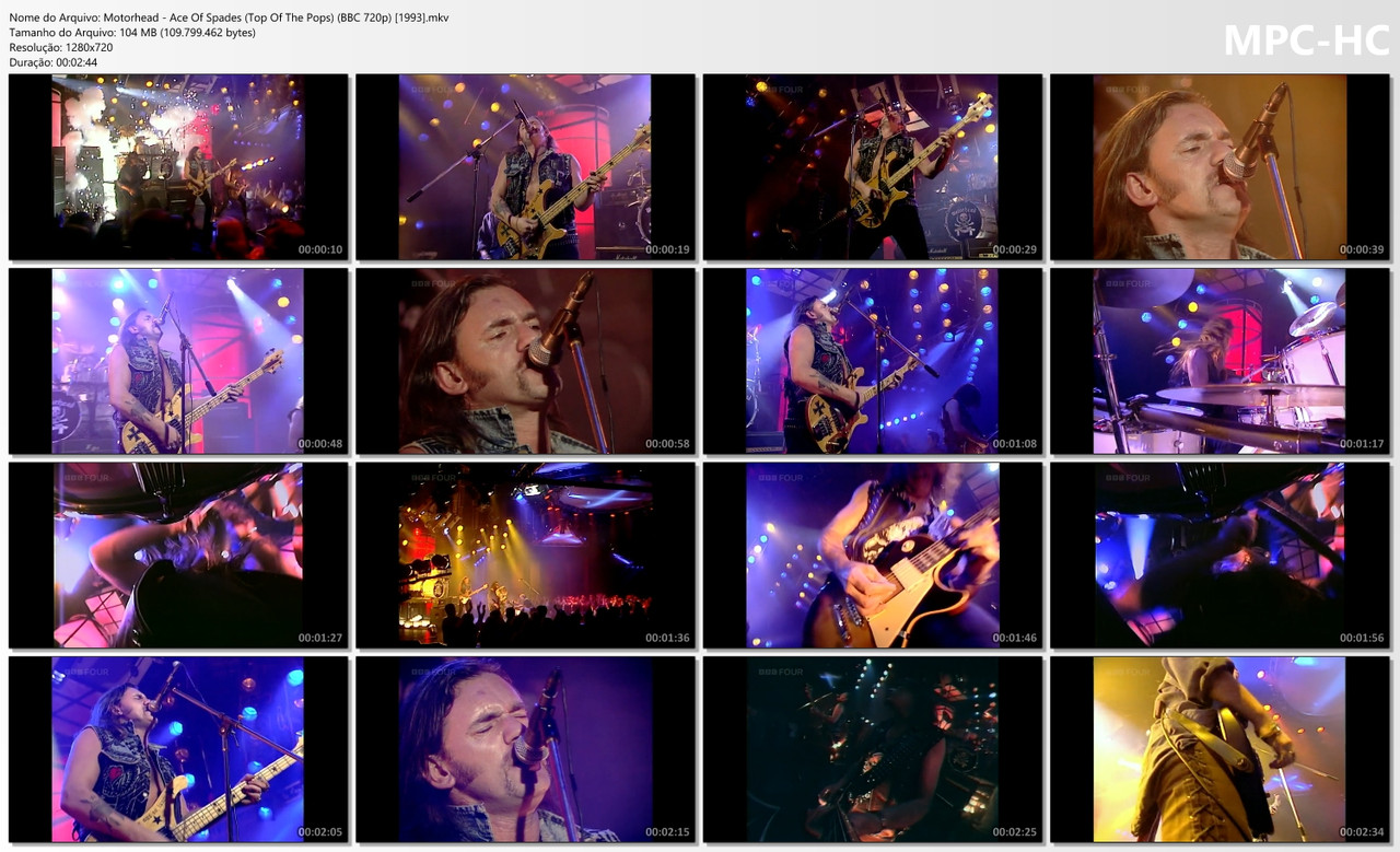 Motorhead - Ace Of Spades (Top Of The Pops) (BBC HD 720p) [16.09.1993]