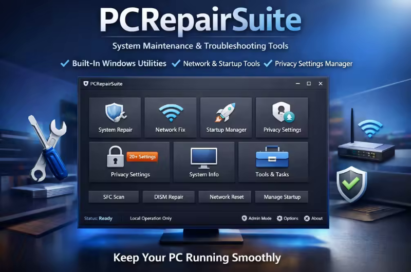 PC Repair Suite 2.0.0 (x64) Portable by FC – (57 MB) PC Repair Suite 2.0.0 (x64) Portable by FC – (57 MB)