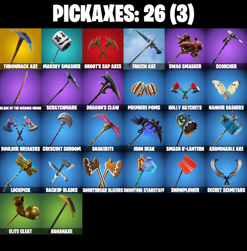 pickaxes comp