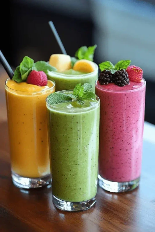 Batidos detox sabrosos