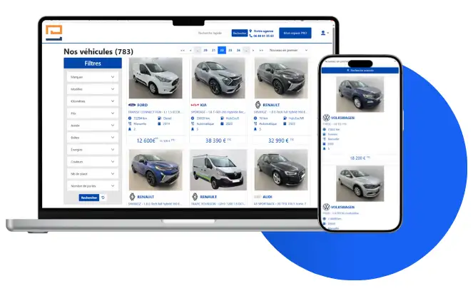 site pour marchand automobile