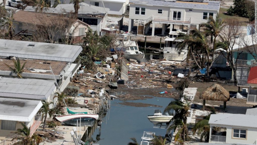 home damage by hurricane