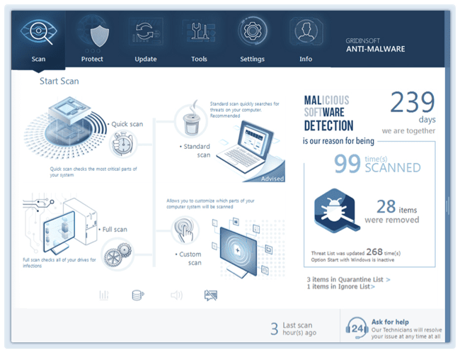 GridinSoft Anti-Malware 4.2.54.5598 Anti-Malware 1