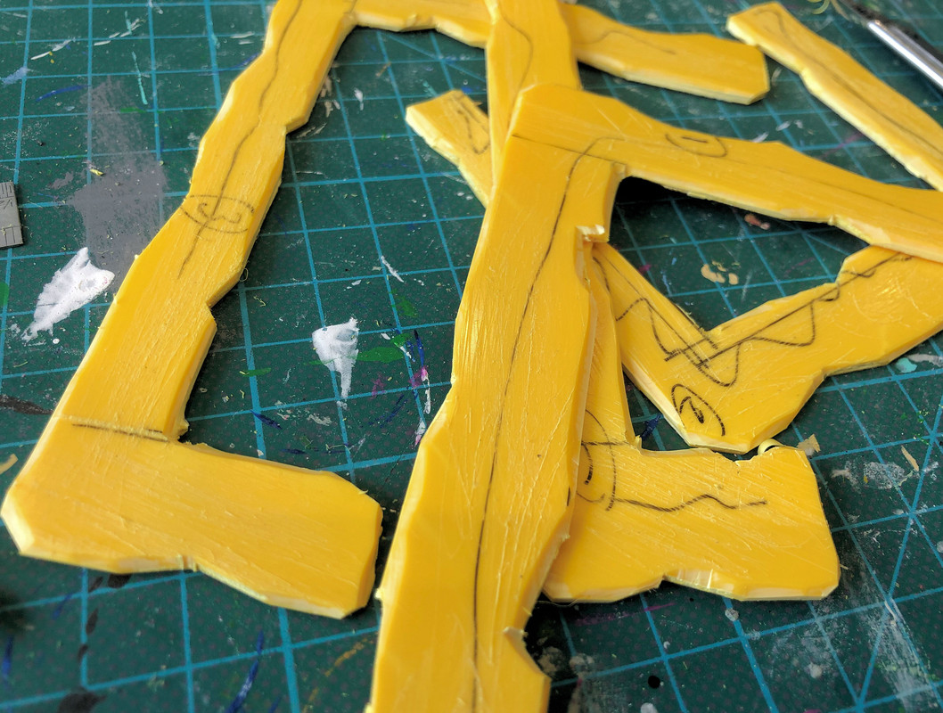 Group scenery build   bevelling