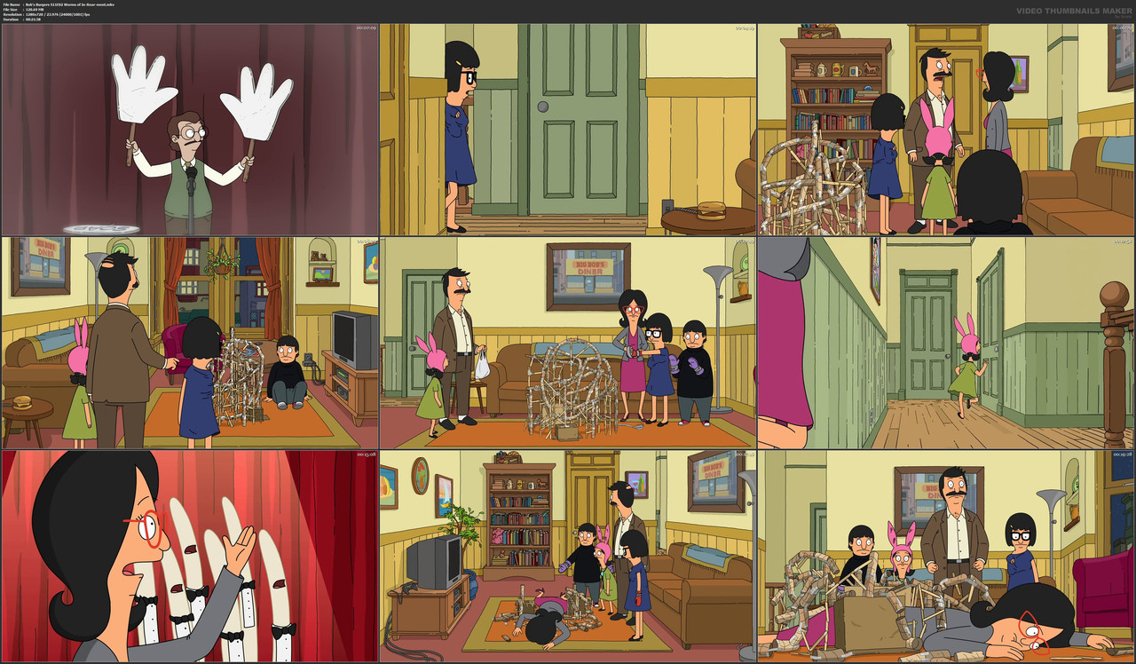 Bob's Burgers S11E02 Worms of In-Rear-ment.mkv