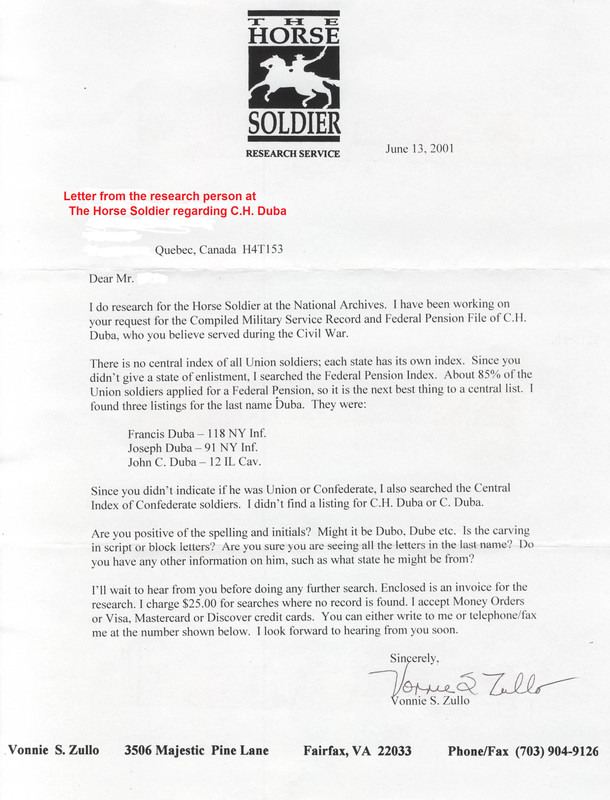 2001 letter from the research person at The Horse Soldier  (2)