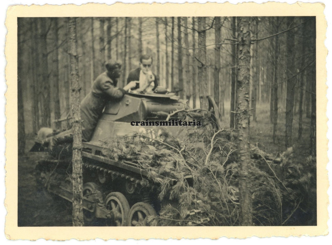 Orig. Foto Panzer I Tank Pz.Rgt.2 in EISENACH Thüringen Panzermann