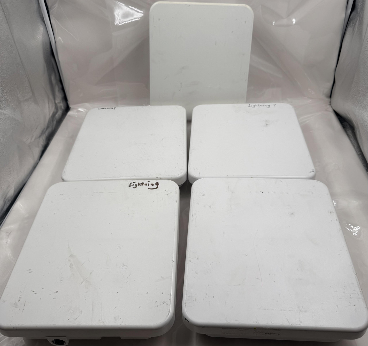 LOT OF 5  -  TARANA G1RN5ASI012 WIRELESS GIGABIT PLATFORM REMOTE NODE - PARTS