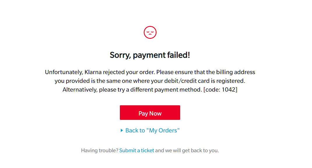 Klarna PAYMENT PROCESS Doesn't WORK (Video showing below) - OnePlus  Community