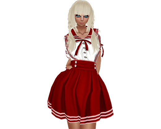 School-Dress-Red
