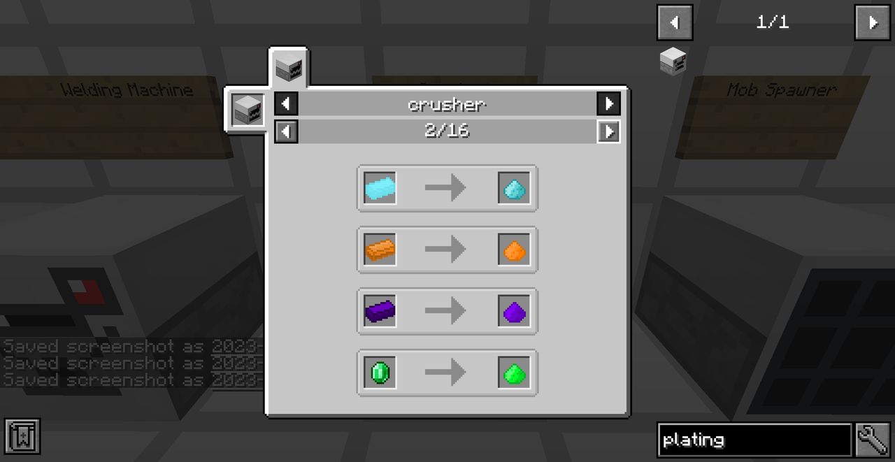 crusher recipe