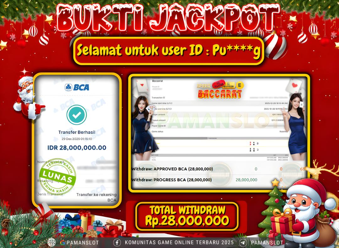 PAMANSLOT JACKPOT Game Speed Baccarat Rp.28,000,000- LUNAS