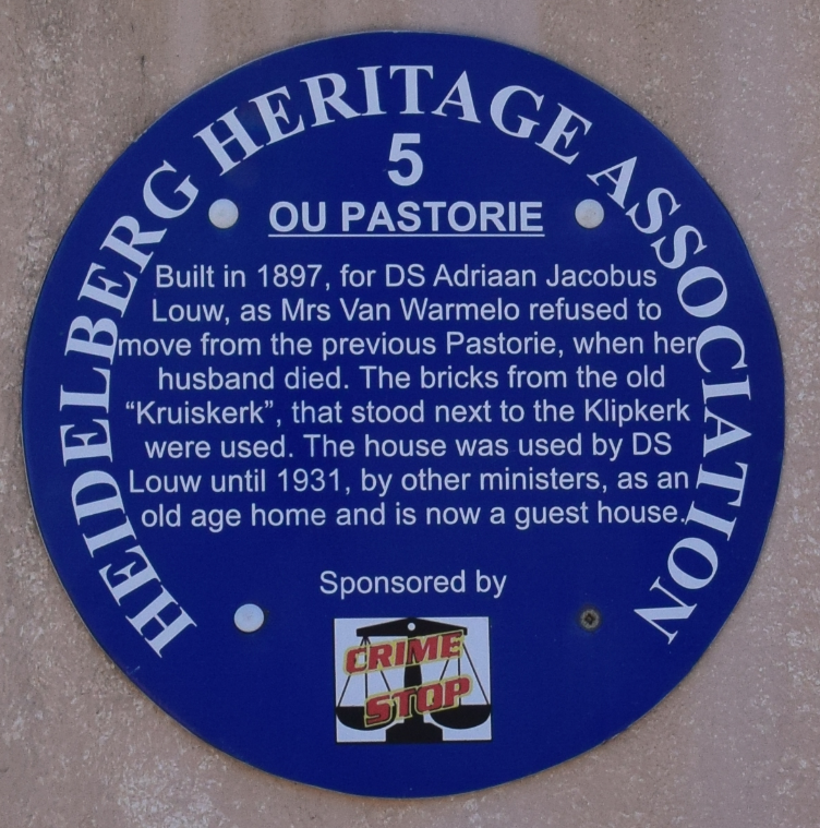 Ou Pastorie 1897