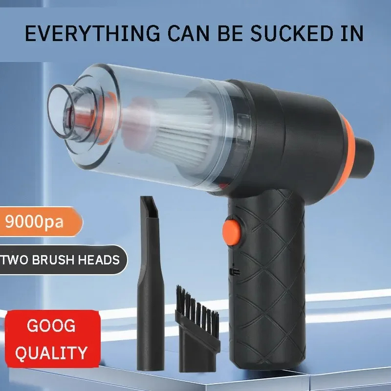 Portable Car Vacuum Cleaner Side View