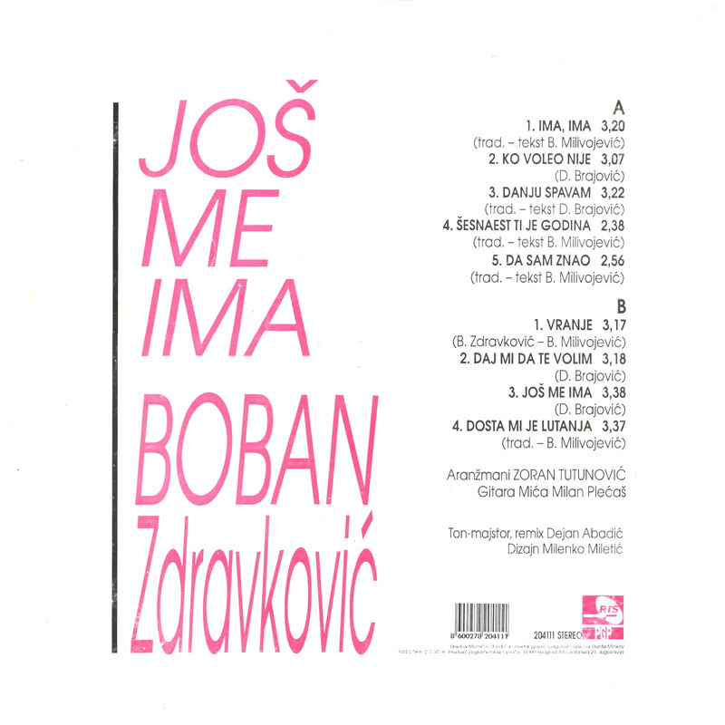 Boban Zdravkovic 1994 z