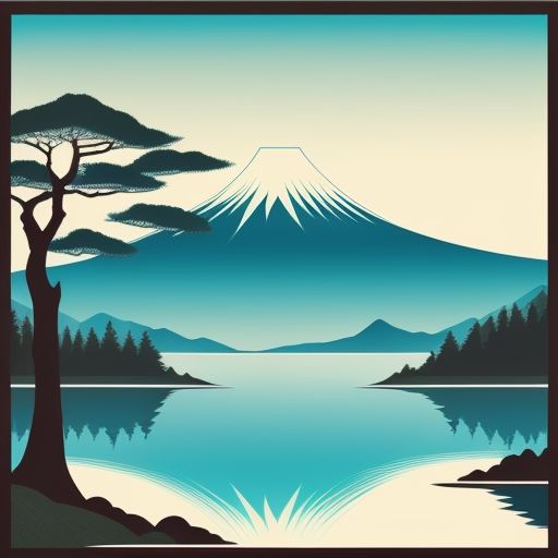 Painting-of-a-lake-with-trees-20