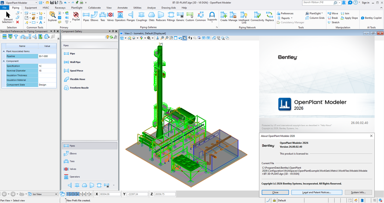 Working with Bentley Open Modeller 2026 v26.00.02.40 full license