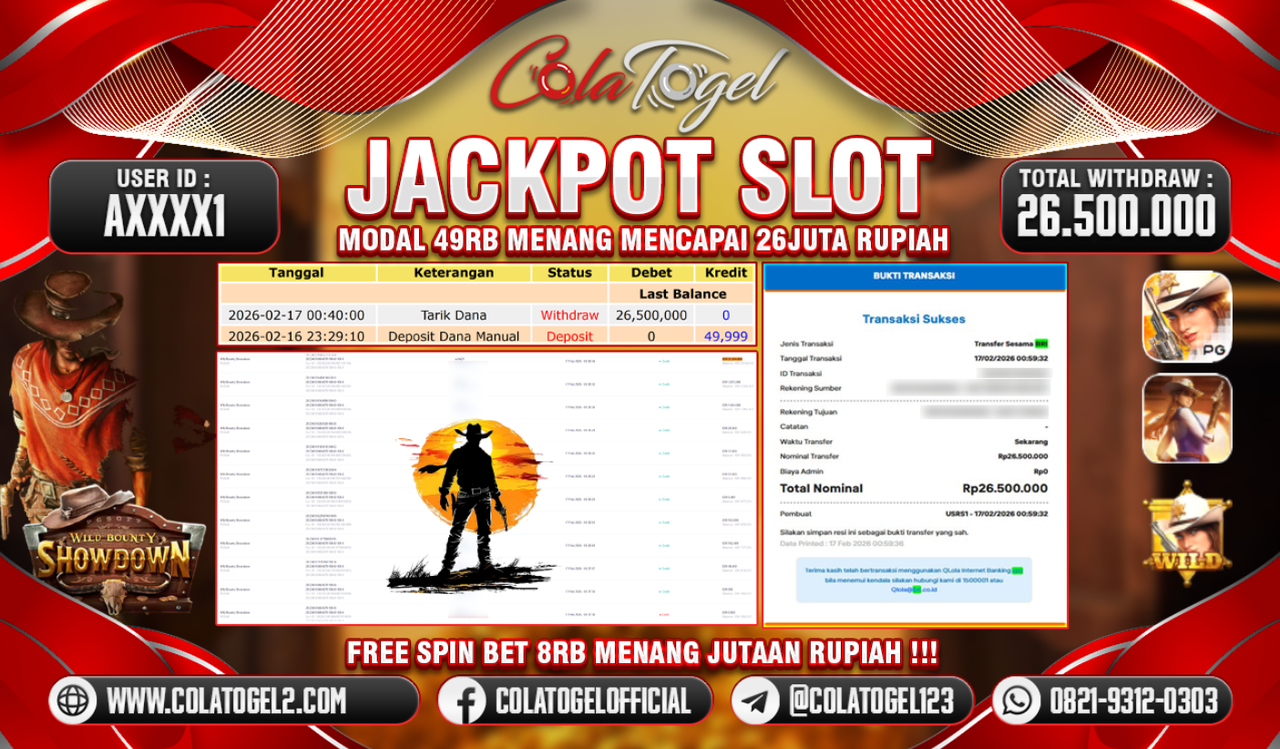 JACKPOT SLOT GACOR!!