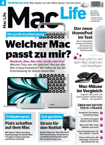 Cover: MacLife Magazin April No 04 2023