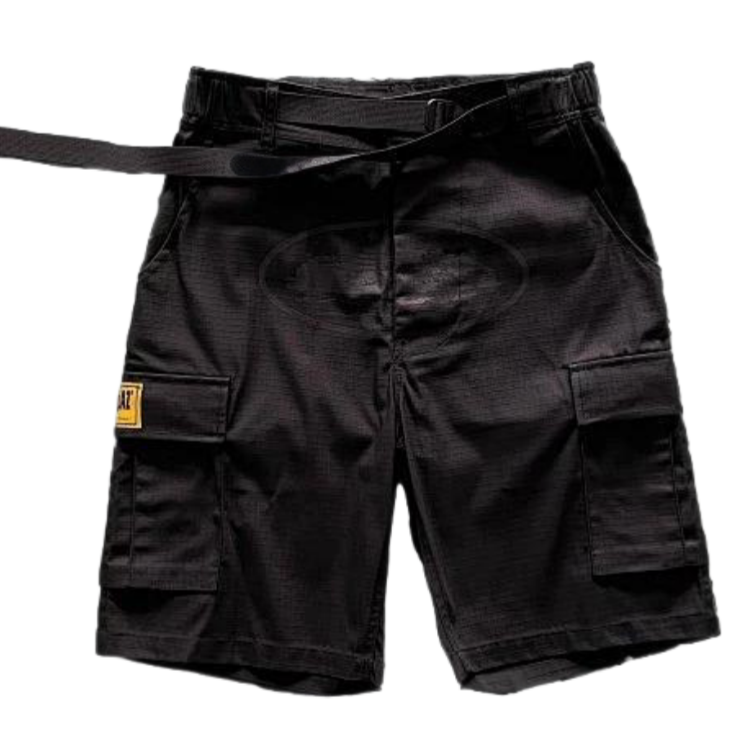 Corteiz classic cargo triple black logo short 11+ styles]