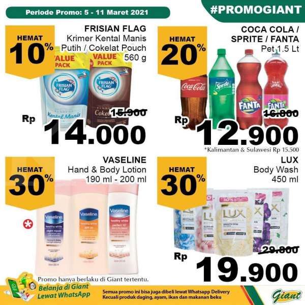 Katalog Promo Giant 5-11 Maret 2021 
