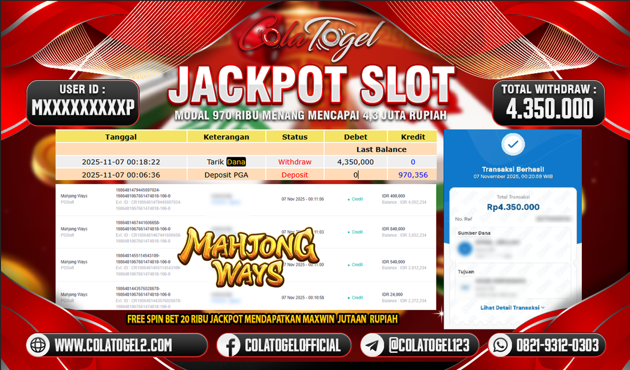 JACKPOT SLOT GACOR!!