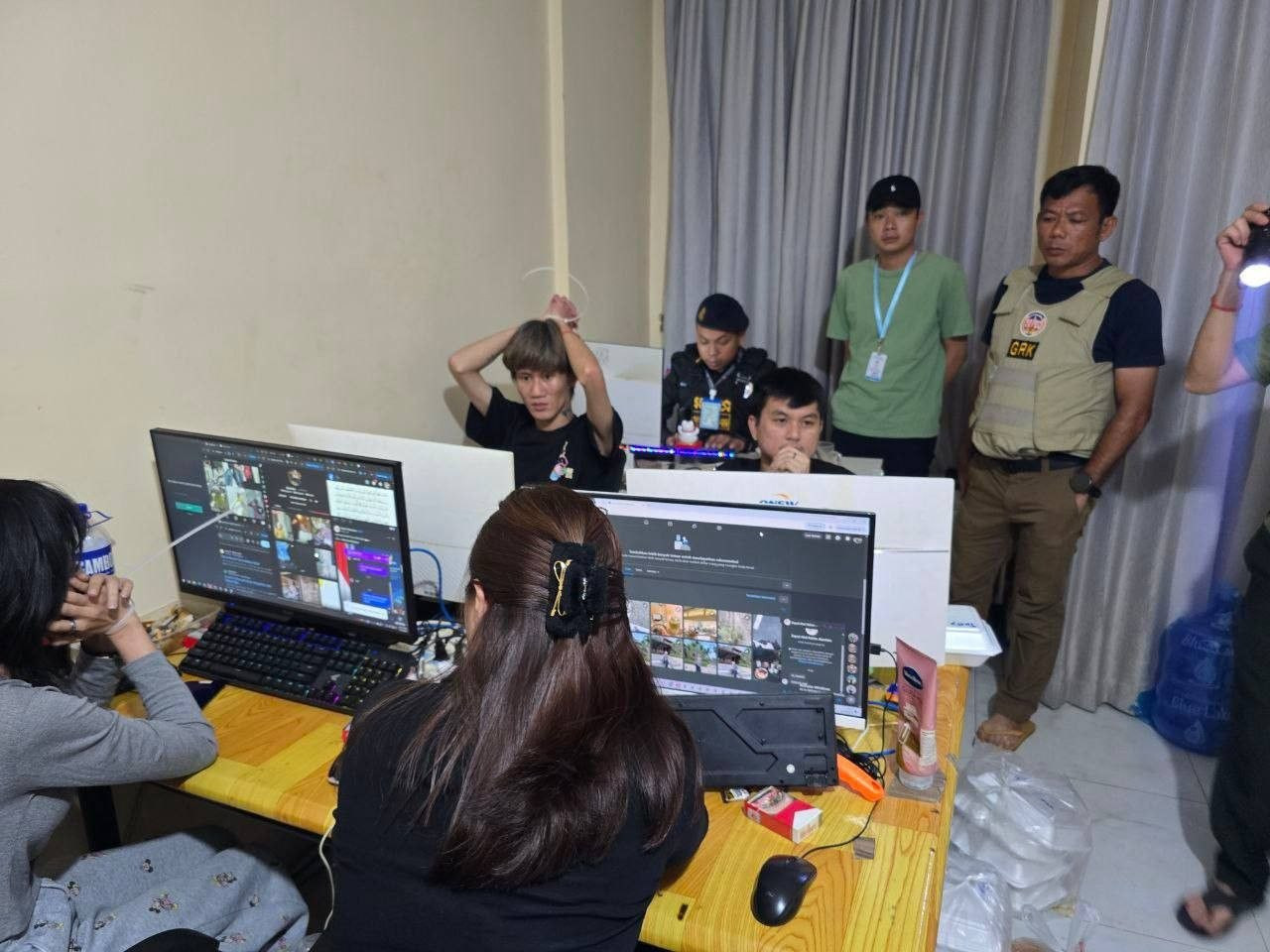 twelve indonesians detained sihanoukville scam raid cambodia news 2026 788
