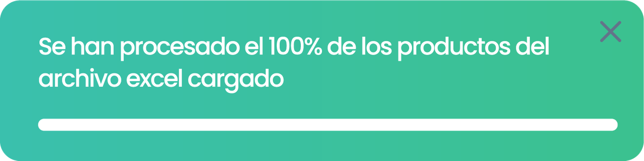 Paso 11: ¡Ya cargaste tus productos!