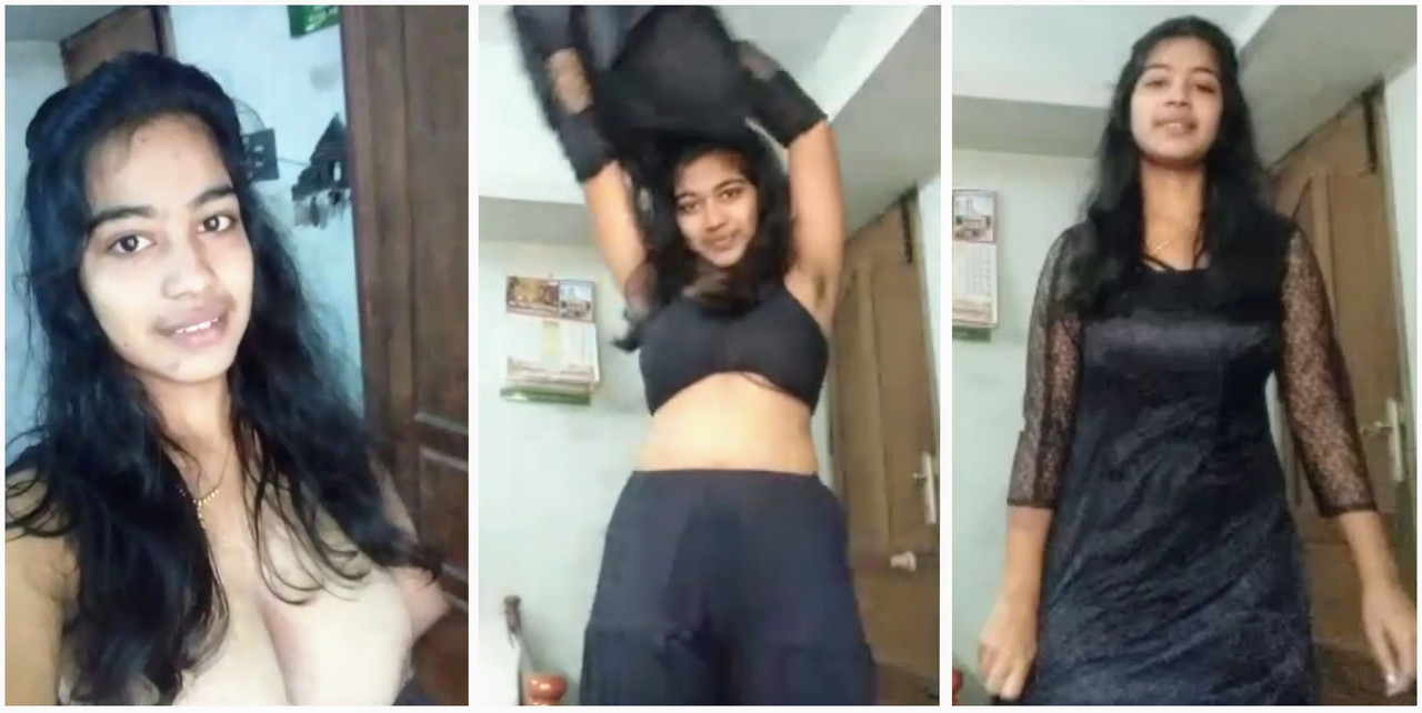 Beautiful girl making video.