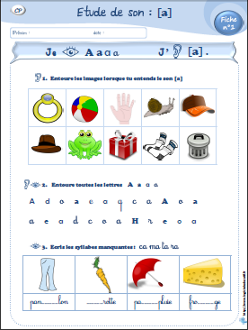 Fiches sur la lecture