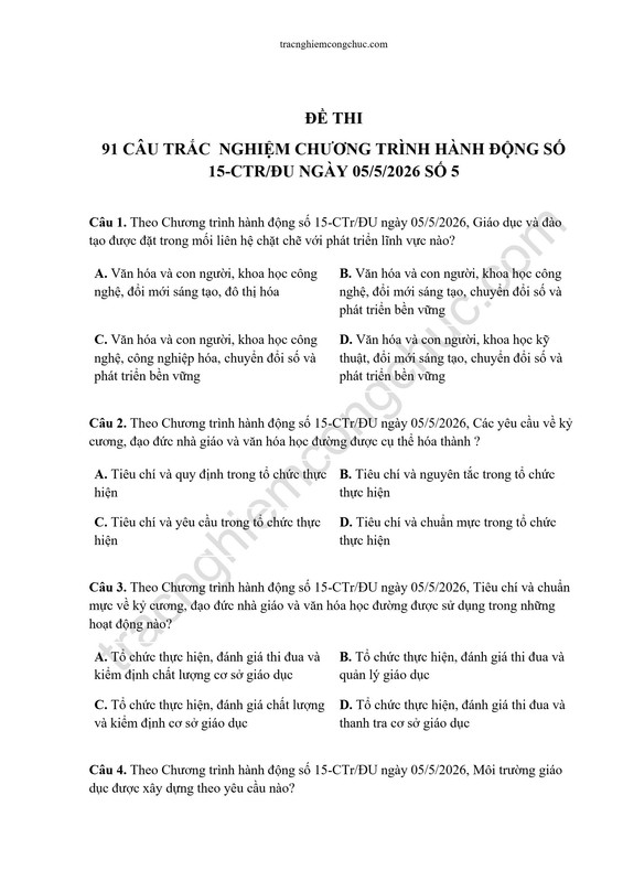 91-cau-trac-nghiem-Chuong-trinh-hanh-dong-so-15-CTr-DU-ngay-05-5-2026-so-5-1