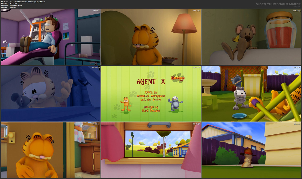 The Garfield Show S01E07-E08 Catnap & Agent X.mkv