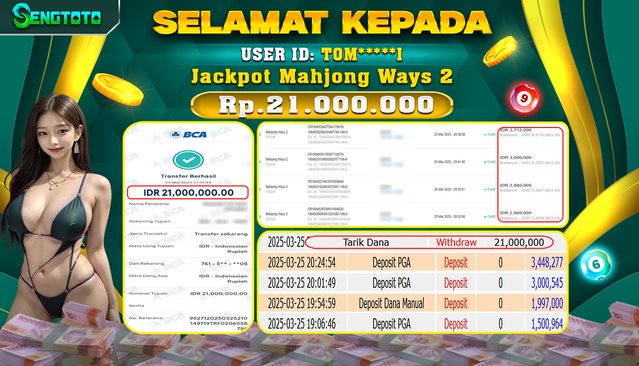 BUKTI PEMBAYARAN SLOT MAHJONG WAYS 2